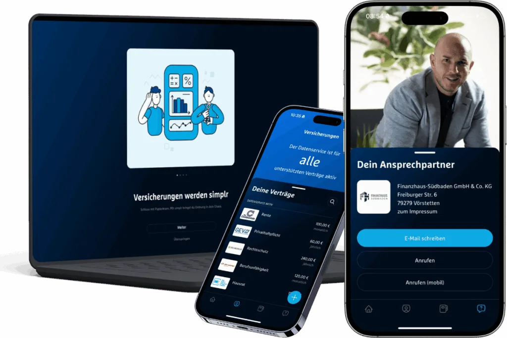 simplr App – Versicherungen digital verwalten