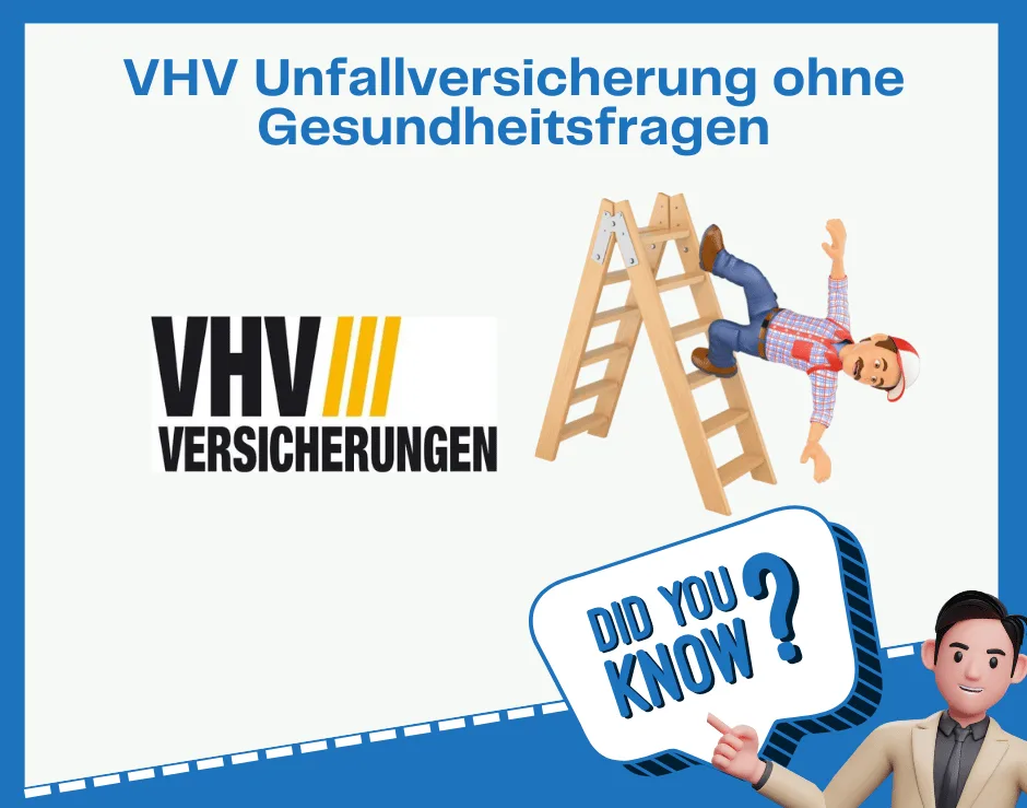 VHV Unfallversicherung ohne Gesundheitsfragen