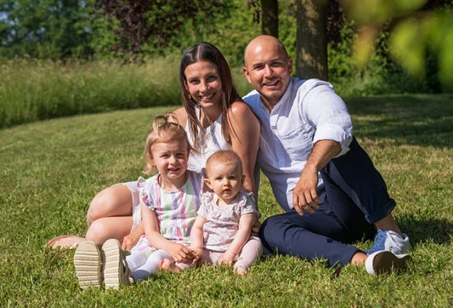 Tian von Dziembowski mit Familie
